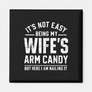 Funny Husband spendet es's ist nicht einfach,  Magnet