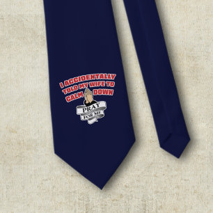 Funny Husband Zitat - Bete für mich Krawatte