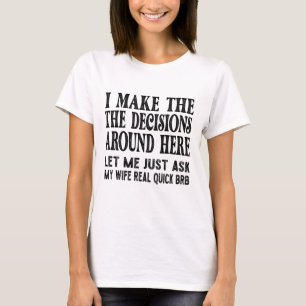 Funny Husband-Zitat - Lass mir, mein Ehefrau-Gesch T-Shirt