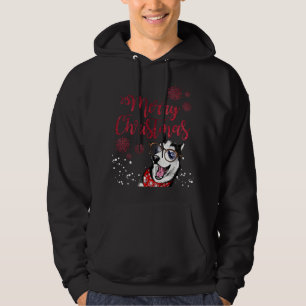 Funny Husky Dog Ugly Xmas frohe Weihnachten Hoodie