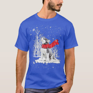 Funny Husky Dog Weihnachtsbaum Matching Dog Liebha T-Shirt