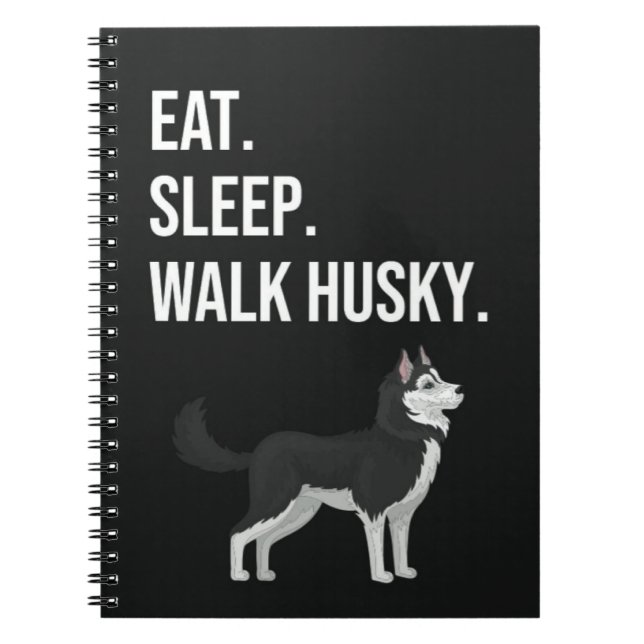 Funny Husky Mom Gifts Siberian Dog Dad Lover Pet Notizblock (Vorderseite)