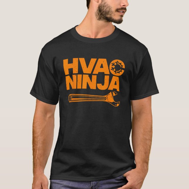 Funny HVAC Geschenk für Männer Cooler Techniker Ai T-Shirt (Vorderseite)