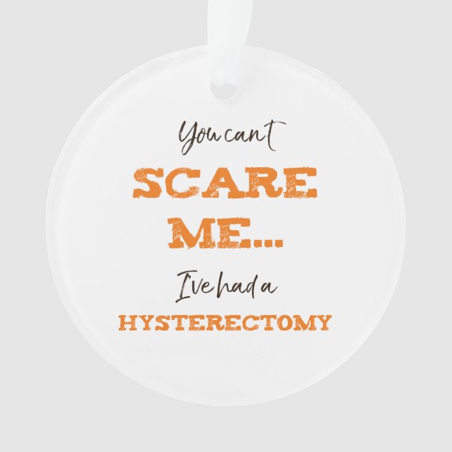 Funny Hysterectomy Operation Erholung Ornament (Vorderseite)