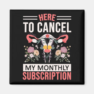 Funny Hysterektomy Blume Uterus Entfernung Magnet