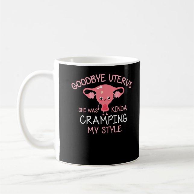 Funny Hysterektomy Uterus Removal Kaffeetasse (Links)