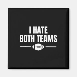 Funny I Hasse beide Teams Fußball Magnet