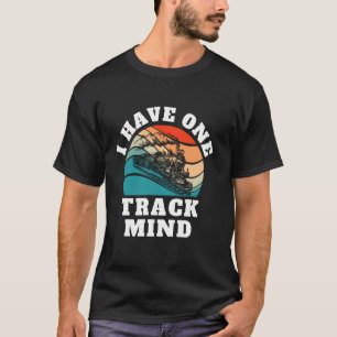 Funny I have a one Track Mind Train Lovers Bahn T-Shirt