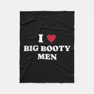 Funny I (Herz-Liebe Big Hintern Männer Zitat Fleecedecke