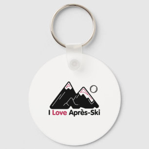 Funny I Liebe Apres Ski - Großartiges Schneefreund Schlüsselanhänger