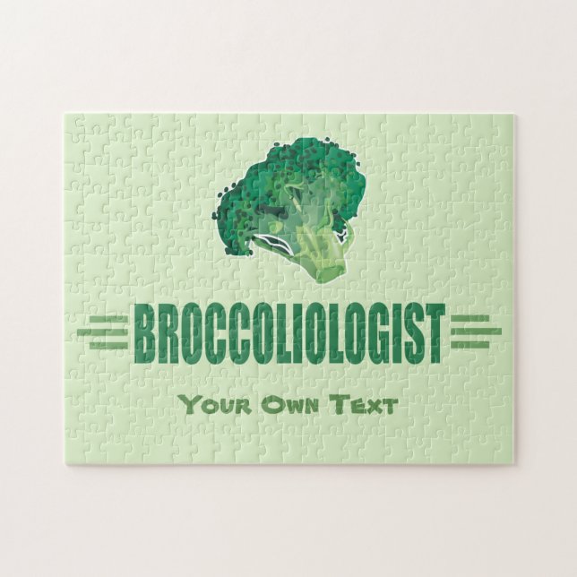 Funny I Liebe Broccoli BROCCOLIOLOGIST Puzzle (Horizontal)