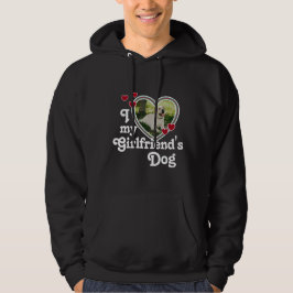 Funny I Liebe Der Hund meiner Freundin Hoodie