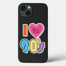 Funny I Liebe Die 90er, 1990er Theme Party Case-Mate iPhone Hülle