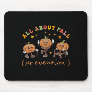 Funny I Liebe Fall Prevention Erntedank Pumpkins Mousepad