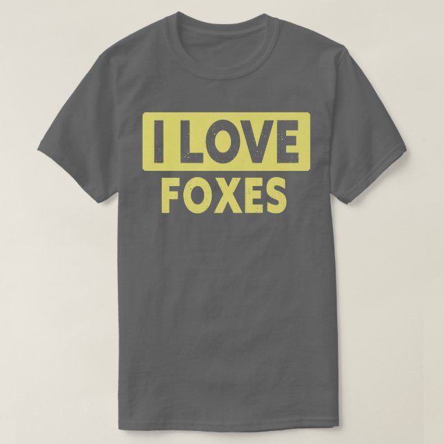 Funny I Liebe Foes T-Shirt (Design vorne)