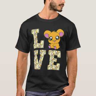 Funny I Liebe Hamsters präsentieren Niedlich Hamst T-Shirt