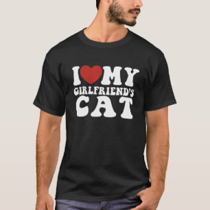 Funny I Liebe Herzenslust meine Freundin CAT-Neuig T-Shirt
