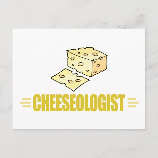 Funny I Liebe Käse Postkarte (Vorderseite)