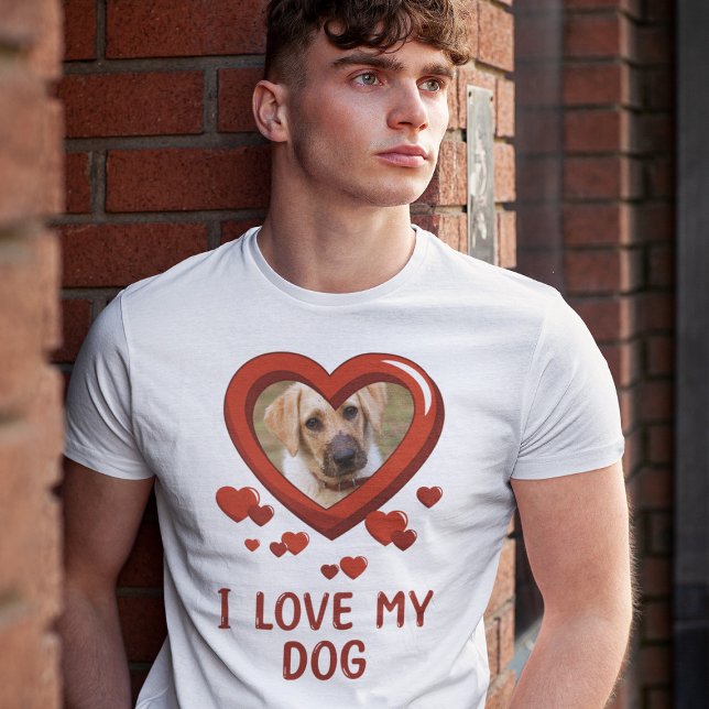 Funny I Liebe Mein Hund T - Shirt (Von Creator hochgeladen)