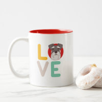 Funny I Liebe Miniatur Schnauzer I Hecht Hund Love