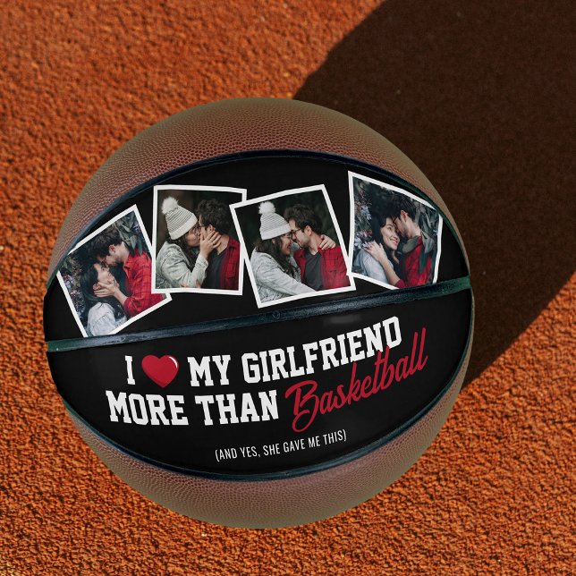Funny I Liebe My Girlfriend 4 Foto Basketball (Von Creator hochgeladen)