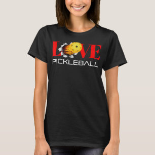 Funny I Liebe Pickleball 391 T-Shirt