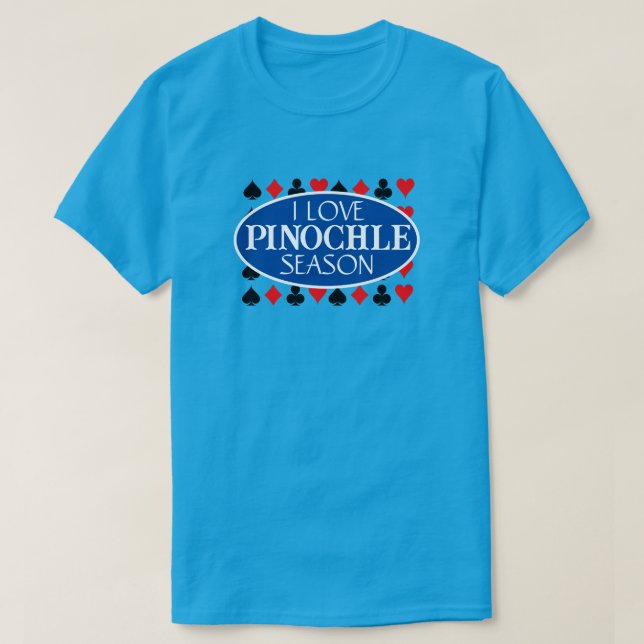 Funny I Liebe Pinochle T - Shirt (Design vorne)
