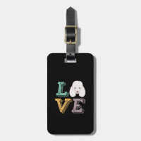 Funny I Liebe Poodle Ich höre mein Hund Welpe Love