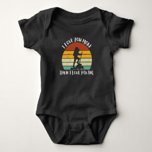Funny I Liebe Sie mehr als ich Liebe Wandern Baby Strampler