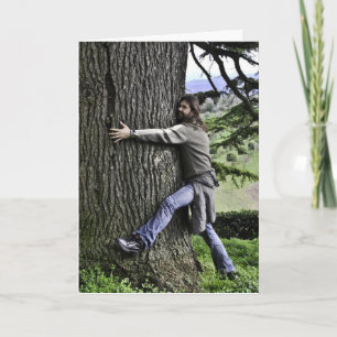 FUNNY I LIEBE YOU, TREE HUGGER GREETING CARDS KARTE