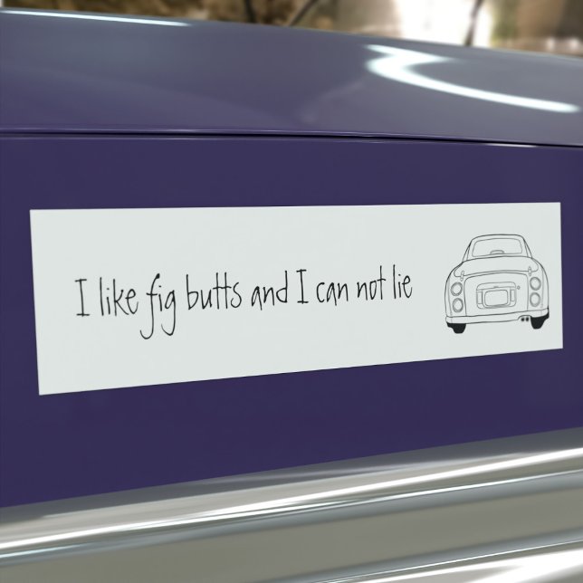 Funny I like Figaro Car Autoaufkleber (Do you like Figaro cars and can not lie? This is the car bumper sticker just for you)