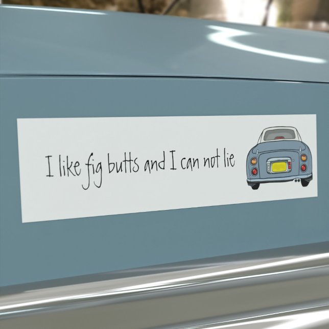 Funny I mag Lapis Gray Figaro Car Autoaufkleber (Do you like Lapis Grey Figaro Cars and can not lie? This is the car bumper sticker just for you)