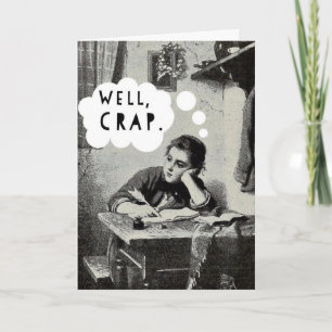 Funny I Miss You Vintag Illustration Karte