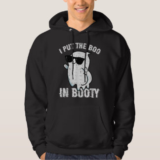 Funny I Put The Boo In Booty Ghost Halloween Costu Hoodie