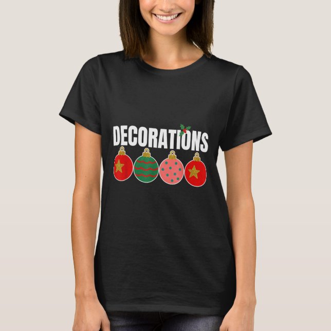 Funny I Put The D In Decorations Matching Couples  T-Shirt (Vorderseite)