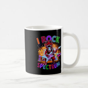 Funny I Rock the Spectrum Autismus Mutter Bewussts Kaffeetasse