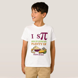 Funny I SPY VIELE PIE Happy Pi Day Kids T-Shirt