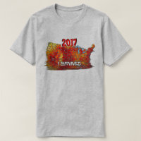 Funny I überlebte US Summer Heat Wave Map