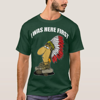 FUNNY I WAR HIER ERSTE US-Amerikanerin T-Shirt