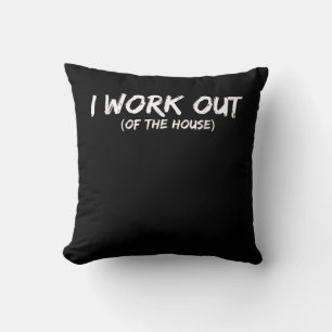Funny I Workout Shirt For Gym Ratten - Quarantine Kissen