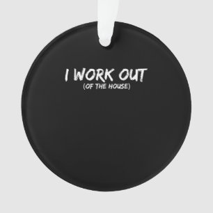 Funny I Workout Shirt For Gym Ratten - Quarantine Ornament