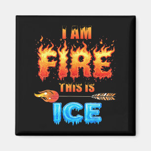 Funny Ice Dies ist Feuerkostüm Halloween Familie M Magnet