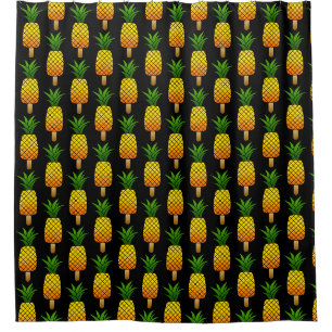 Funny Ice Drop Ananas Erfrischend Sommerfrüchte Duschvorhang