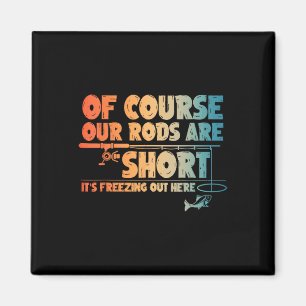 Funny Ice Fishing Art für Männer Fischer Eis Fishi Magnet