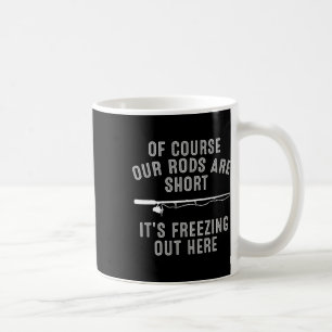 Funny Ice Fishing Art für Männer Vater Vater Eis F Kaffeetasse
