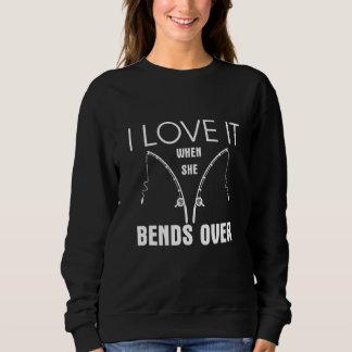 Funny Ice Fishing Design Ich bin umgeben von Eis H Sweatshirt