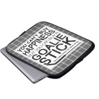 Funny Ice Hockey Goalie Laptop Case