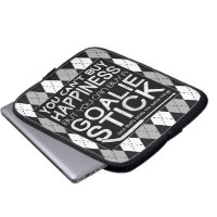 Funny Ice Hockey Goalie Laptop Sleeve