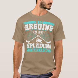 Funny Ice Hockey Player Geschenk T-Shirt