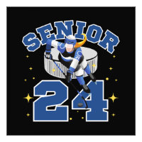 Funny Ice Hockey Senior 2024